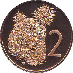1973 TWO CENT COOK ISLANDS ( PROOF ) - WORLD COINS - Cambridgeshire Coins