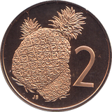 1973 TWO CENT COOK ISLANDS ( PROOF ) - WORLD COINS - Cambridgeshire Coins