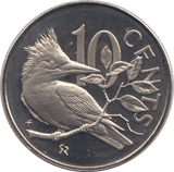 1974 10 CENTS BRITISH VIRGIN ISLANDS (PROOF) - SILVER WORLD COINS - Cambridgeshire Coins