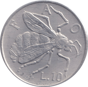 1974 10 LIRE SAN MARINO - WORLD COINS - Cambridgeshire Coins