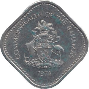 1974 15 CENTS BAHAMAS ( PROOF ) - WORLD COINS - Cambridgeshire Coins
