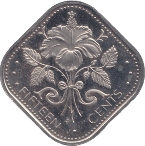 1974 15 CENTS BAHAMAS ( PROOF ) - WORLD COINS - Cambridgeshire Coins