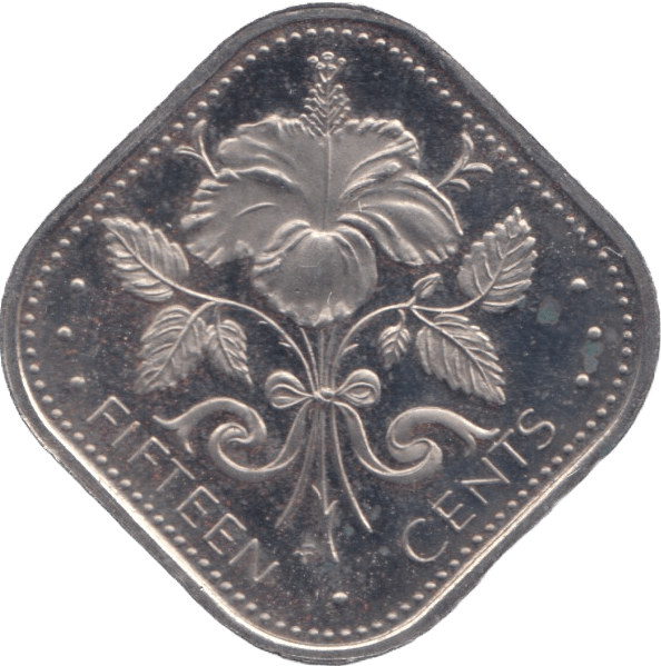 1974 15 CENTS BAHAMAS ( PROOF ) - WORLD COINS - Cambridgeshire Coins