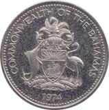 1974 20 CENTS BAHAMAS ( PROOF ) - WORLD COINS - Cambridgeshire Coins