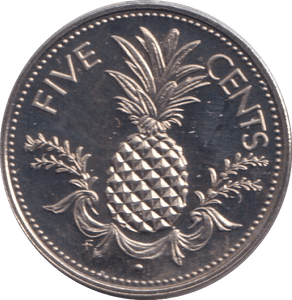 1974 5 CENTS BAHAMAS - WORLD COINS - Cambridgeshire Coins