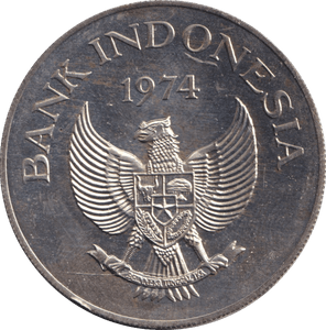 1974 5000 RUPIAH INDONESIA - WORLD COINS - Cambridgeshire Coins
