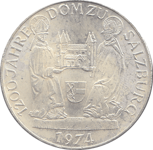 1974 AUSTRIA 50 SCHILLING - WORLD COINS - Cambridgeshire Coins