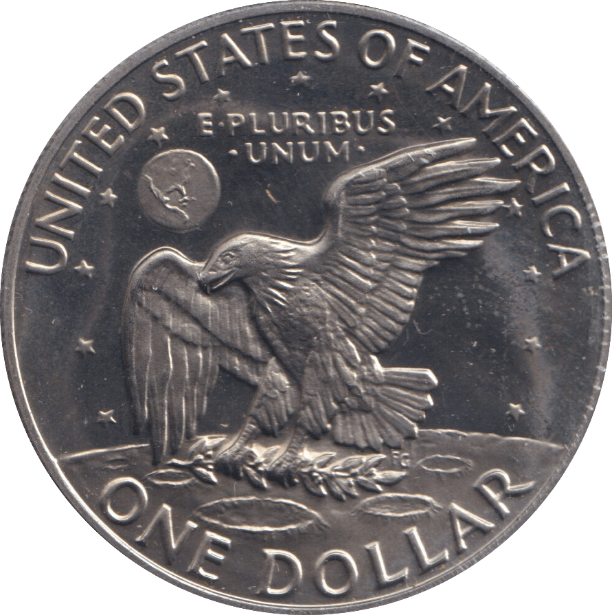 1974 EISENHOWER DOLLAR USA - SILVER WORLD COINS - Cambridgeshire Coins
