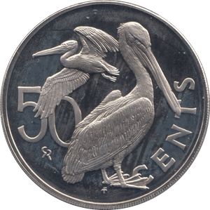 1974 FIFTY CENTS BRITISH VIRGIN ISLANDS - WORLD COINS - Cambridgeshire Coins