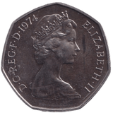 1974 FIFTY PENCE ( BU ) - 50p BU - Cambridgeshire Coins