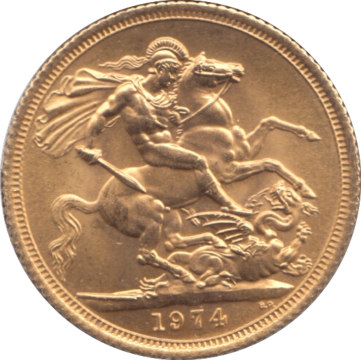 1974 GOLD SOVEREIGN ( UNC ) - Sovereign - Cambridgeshire Coins