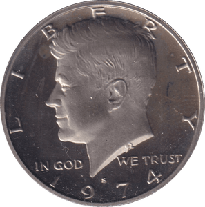 1974 HALF DOLLAR USA - WORLD COINS - Cambridgeshire Coins