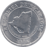 1974 NICARAGUA TEN CENTAVOS - WORLD COINS - Cambridgeshire Coins