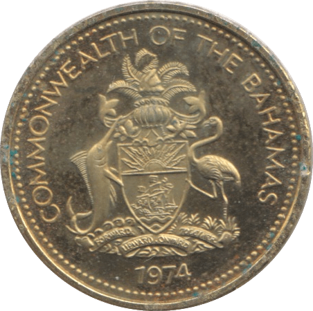 1974 ONE CENT BAHAMAS ( PROOF ) - WORLD COINS - Cambridgeshire Coins