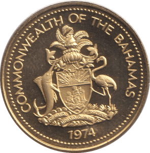 1974 ONE CENT BAHAMAS - WORLD COINS - Cambridgeshire Coins