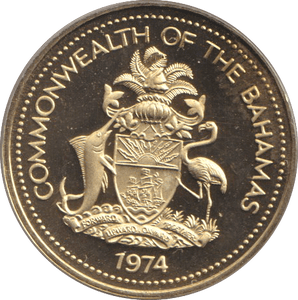 1974 ONE CENT BAHAMAS - WORLD COINS - Cambridgeshire Coins