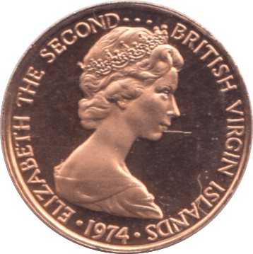 1974 ONE CENT BRITISH VIRGIN ISLANDS - WORLD COINS - Cambridgeshire Coins