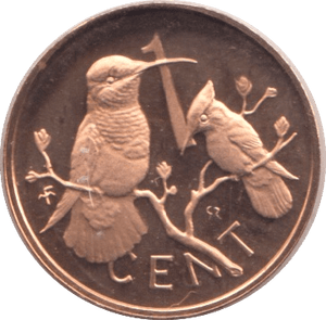 1974 ONE CENT BRITISH VIRGIN ISLANDS - WORLD COINS - Cambridgeshire Coins