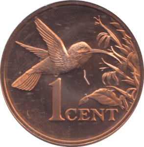 1974 ONE CENTS TRINIDAD & TOBAGO - WORLD COINS - Cambridgeshire Coins