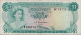 1974 ONE DOLLAR BAHAMAS BANKNOTE REF-1758 - WORLD BANKNOTES - Cambridgeshire Coins