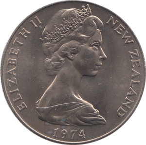 1974 ONE DOLLAR NEW ZEALAND - WORLD COINS - Cambridgeshire Coins