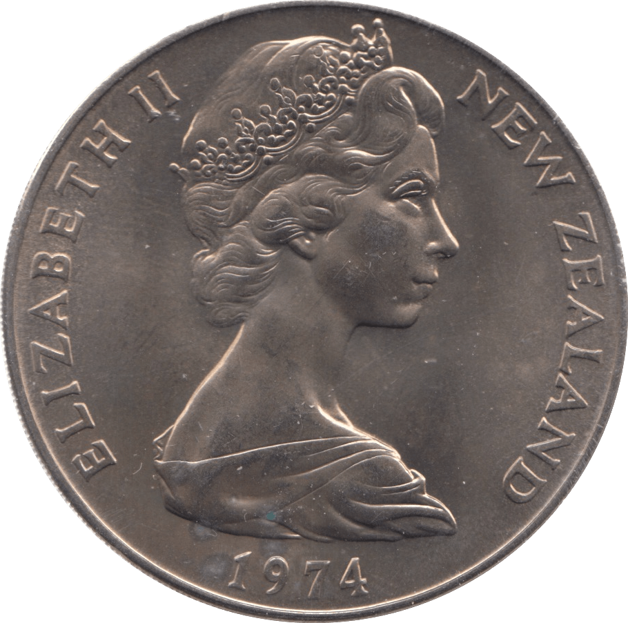 1974 ONE DOLLAR NEW ZEALAND - WORLD COINS - Cambridgeshire Coins