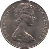 1974 ONE DOLLAR NEW ZEALAND - WORLD COINS - Cambridgeshire Coins