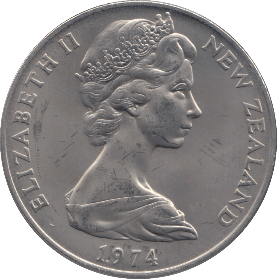 1974 ONE DOLLAR NEW ZEALAND - WORLD COINS - Cambridgeshire Coins