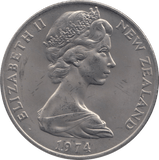 1974 ONE DOLLAR NEW ZEALAND - WORLD COINS - Cambridgeshire Coins