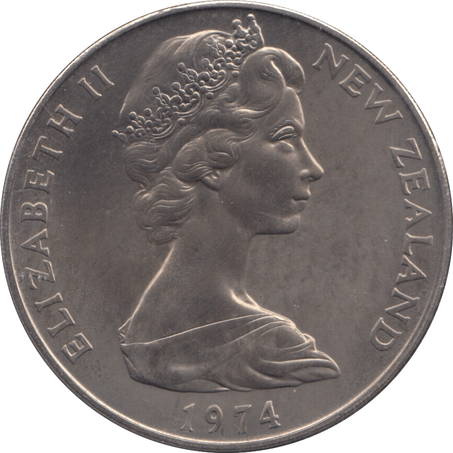 1974 ONE DOLLAR NEW ZEALAND - WORLD COINS - Cambridgeshire Coins