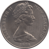 1974 ONE DOLLAR NEW ZEALAND - WORLD COINS - Cambridgeshire Coins