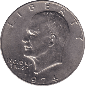 1974 ONE DOLLAR USA - WORLD COINS - Cambridgeshire Coins