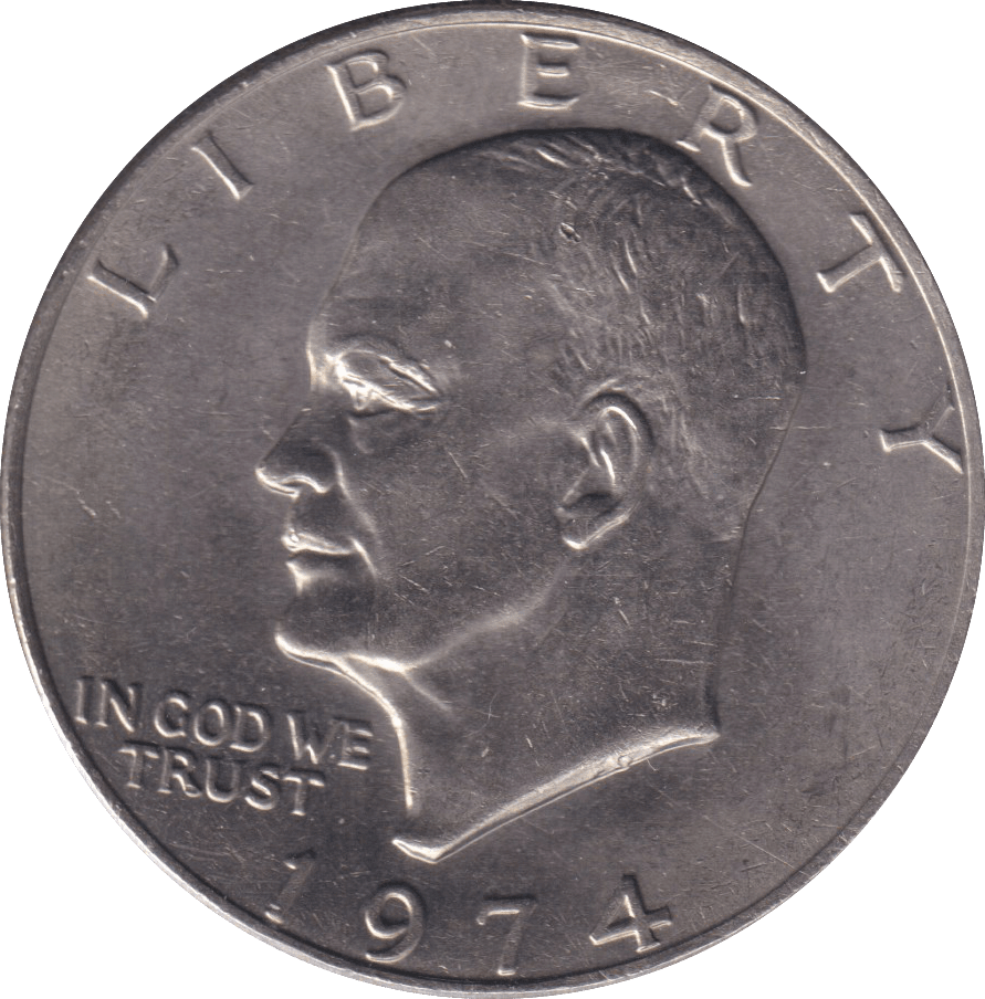 1974 ONE DOLLAR USA - WORLD COINS - Cambridgeshire Coins