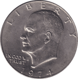 1974 ONE DOLLAR USA - WORLD COINS - Cambridgeshire Coins