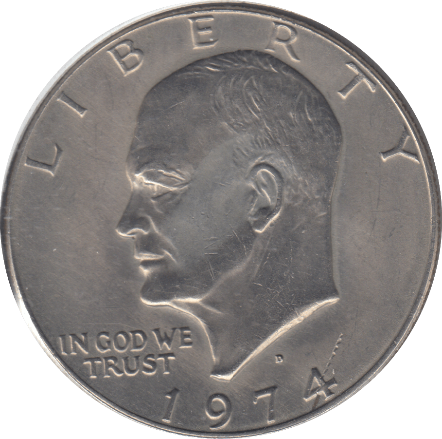 1974 ONE DOLLAR USA - WORLD COINS - Cambridgeshire Coins