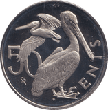 1974 PROOF FIFTY CENTS BRITISH VIRGIN ISLANDS 2 - WORLD COINS - Cambridgeshire Coins
