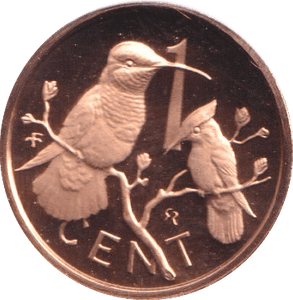 1974 PROOF ONE CENT BRITISH VIRGIN ISLANDS - WORLD COINS - Cambridgeshire Coins
