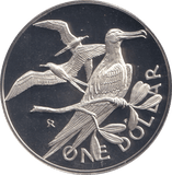 1974 PROOF ONE DOLLAR BRITISH VIRGIN ISLANDS 2 - WORLD COINS - Cambridgeshire Coins