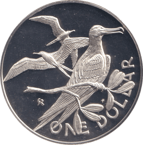 1974 PROOF ONE DOLLAR BRITISH VIRGIN ISLANDS - WORLD COINS - Cambridgeshire Coins