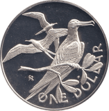1974 PROOF ONE DOLLAR BRITISH VIRGIN ISLANDS - WORLD COINS - Cambridgeshire Coins