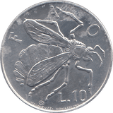 1974 SAN MARINO TEN LIRE - WORLD COINS - Cambridgeshire Coins