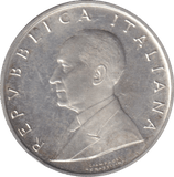 1974 SILVER 500 LIRA ITALY - SILVER WORLD COINS - Cambridgeshire Coins