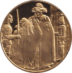 1974 SILVER GOLD PLATED WINSTON CHURCHILL KNIGHT OF ORDER MEDALLION - SILVER WORLD COINS - Cambridgeshire Coins