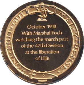 1974 SILVER GOLD PLATED WINSTON CHURCHILL LIBERATION MARCH MEDALLION - SILVER WORLD COINS - Cambridgeshire Coins