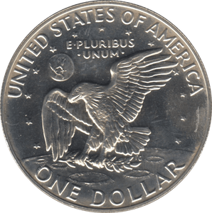1974 SILVER PROOF EISENHOWER DOLLAR USA - SILVER WORLD COINS - Cambridgeshire Coins
