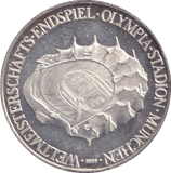 1974 SILVER WORLD CUP MEDAL GERMANY - MEDALS & MEDALLIONS - Cambridgeshire Coins