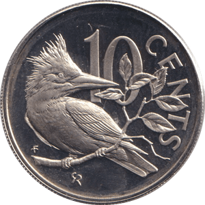 1974 TEN CENTS BRITISH VIRGIN ISLANDS - WORLD COINS - Cambridgeshire Coins