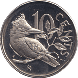 1974 TEN CENTS BRITISH VIRGIN ISLANDS - WORLD COINS - Cambridgeshire Coins