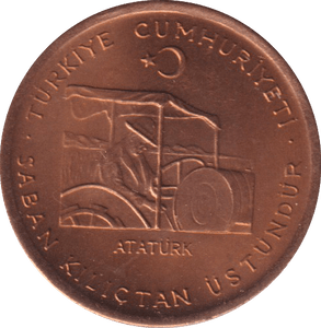 1974 TEN KURUS TURKEY - WORLD COINS - Cambridgeshire Coins