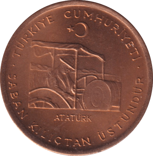 1974 TEN KURUS TURKEY - WORLD COINS - Cambridgeshire Coins